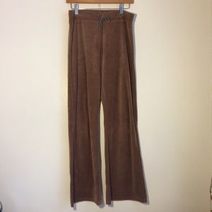 DKNY Caramel Brown Lounge Pants Medium